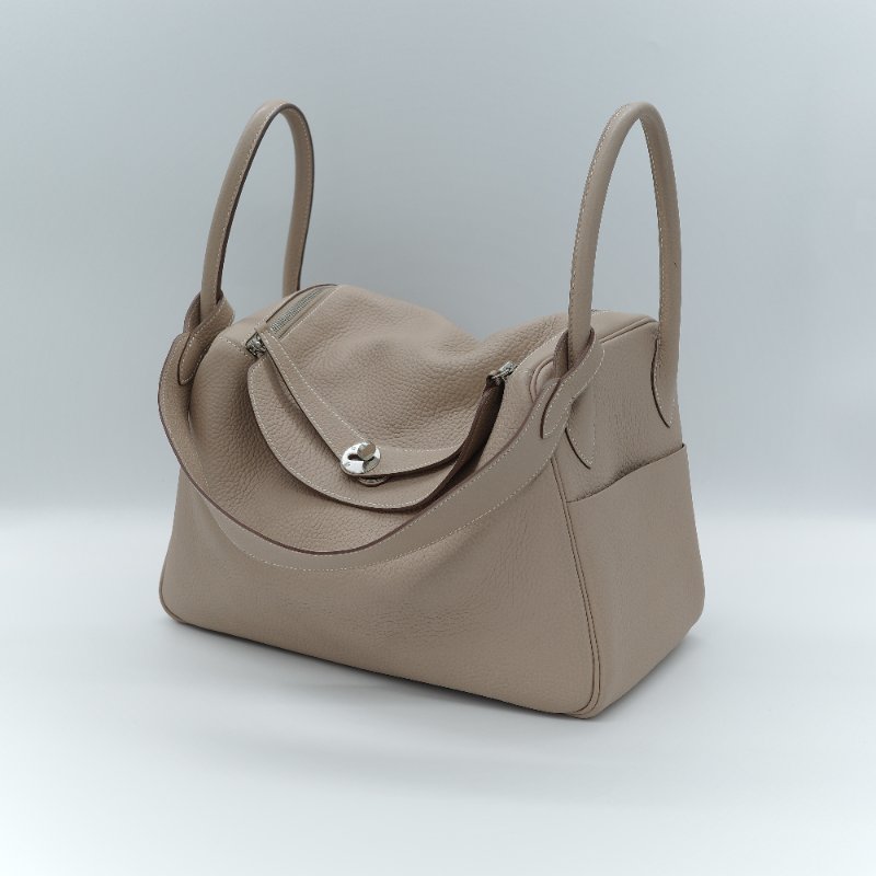 【CP 精選🌟小編推薦】Hermès 愛馬仕 Lindy 34 斑鳩灰 TC 皮 牛皮 單肩包 框Q 2013 年-1