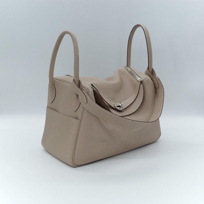 【CP 精選🌟小編推薦】Hermès 愛馬仕 Lindy 34 斑鳩灰 TC 皮 牛皮 單肩包 框Q 2013 年-2