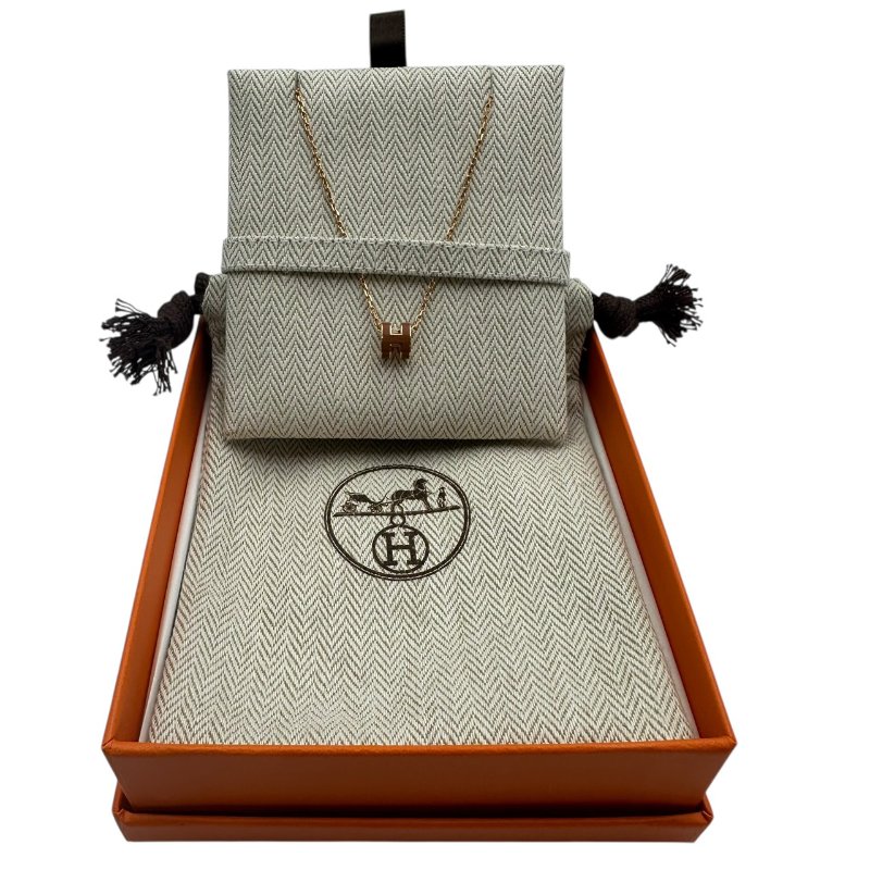 【美收精品】HERMES愛馬仕LOGO項鍊 C-238【隔月月中將轉賣至日本 上架期限30天】-0
