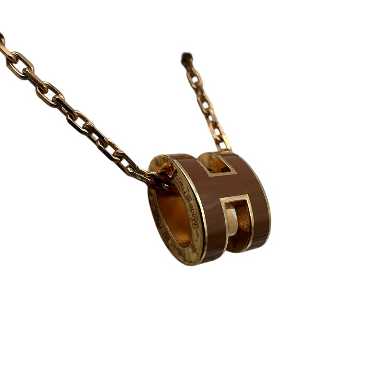 【美收精品】HERMES愛馬仕LOGO項鍊 C-238【隔月月中將轉賣至日本 上架期限30天】-3