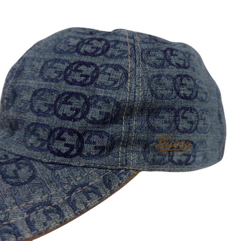 GUCCI GG 牛仔 棒球帽-1