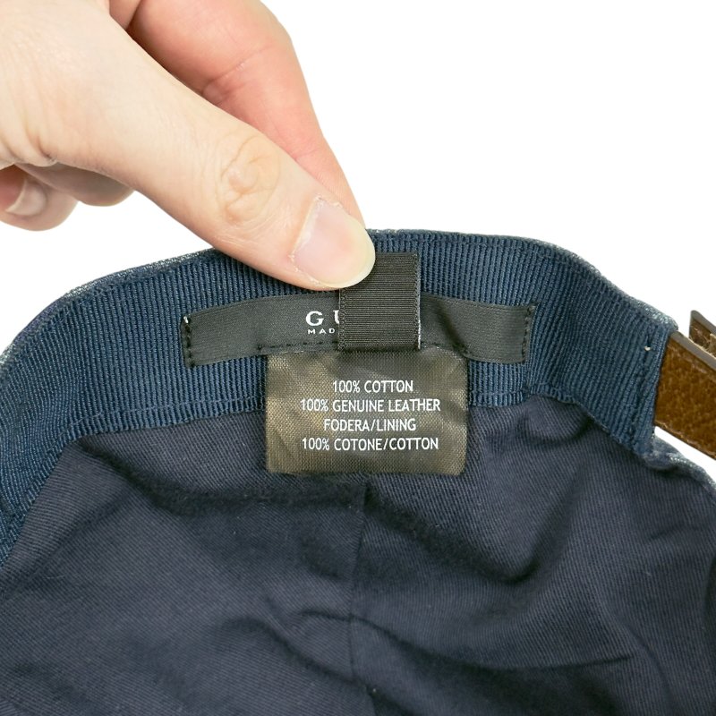 GUCCI GG 牛仔 棒球帽-11