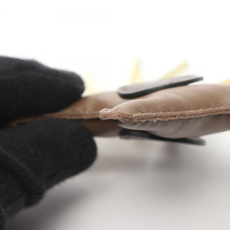 愛馬仕 Rodeo Pegase PM 包飾 Agneau milo Swift 皮革 灰色 棕色 米色 二手-7