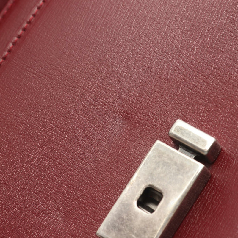 SAINT LAURENT PARIS Bellechasse 中型單肩包 482051 皮革 波爾多色-7