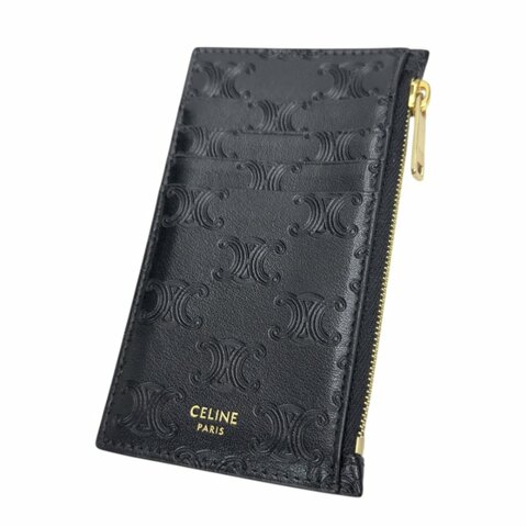 CELINE 凱旋門 拉鏈卡包