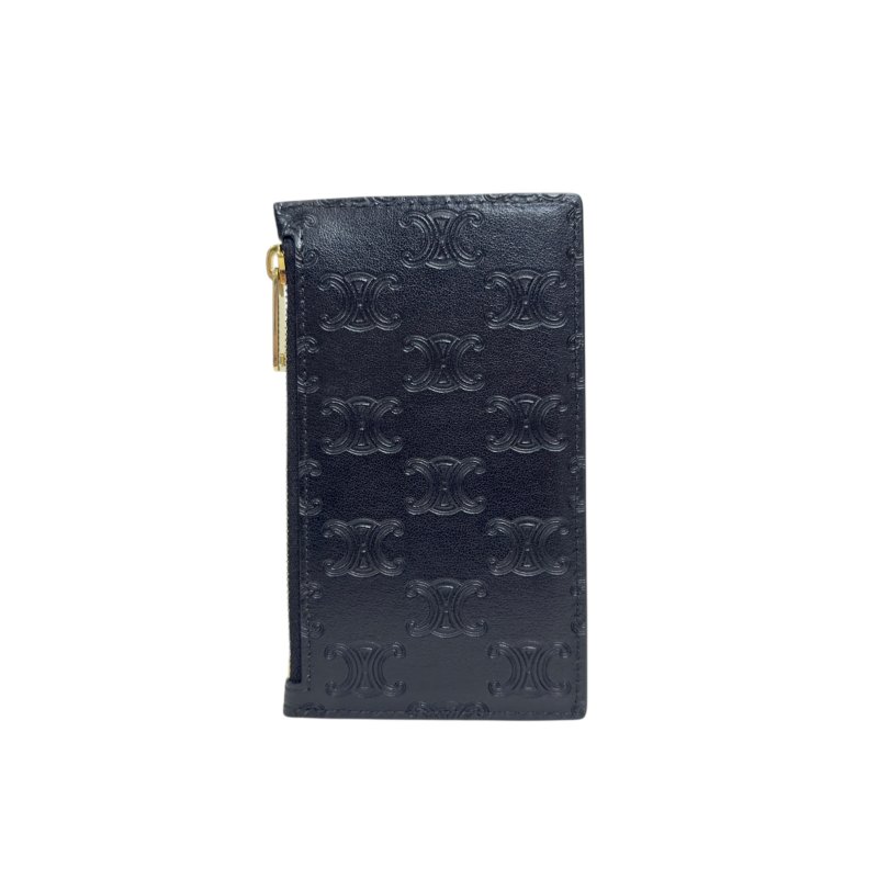 CELINE 凱旋門 拉鏈卡包-4