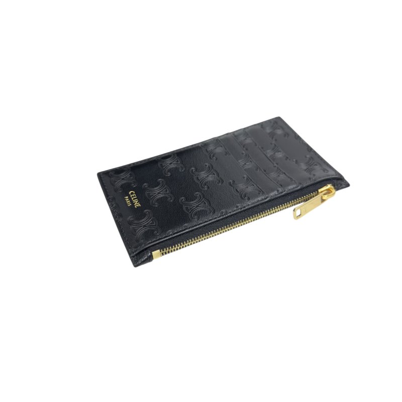 CELINE 凱旋門 拉鏈卡包-8