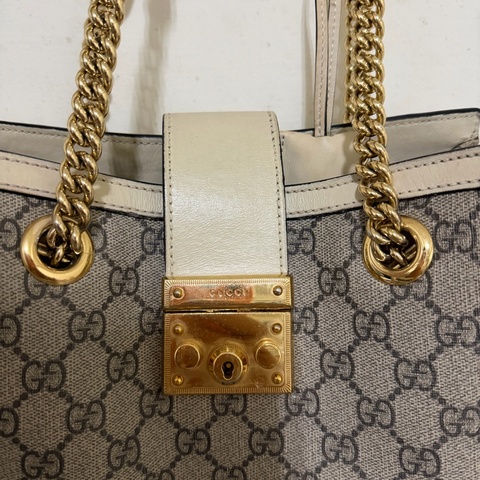 Gucci padlock小號托特