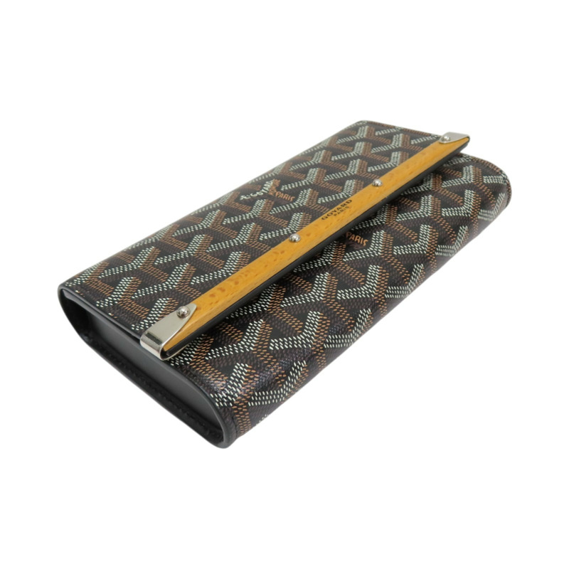 黑色 Goyardine 帆布 Monte-Carlo Mini 肩背包 無背帶【GOYARD 高雅德】 MONTE2MINTY01CL01P-2