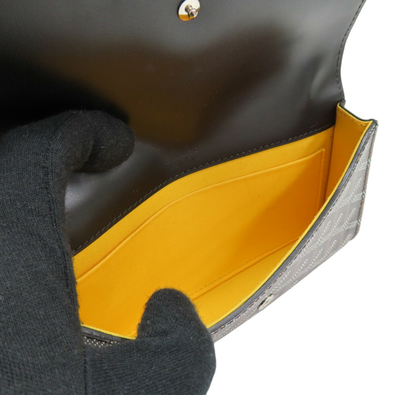 黑色 Goyardine 帆布 Monte-Carlo Mini 肩背包 無背帶【GOYARD 高雅德】 MONTE2MINTY01CL01P-4