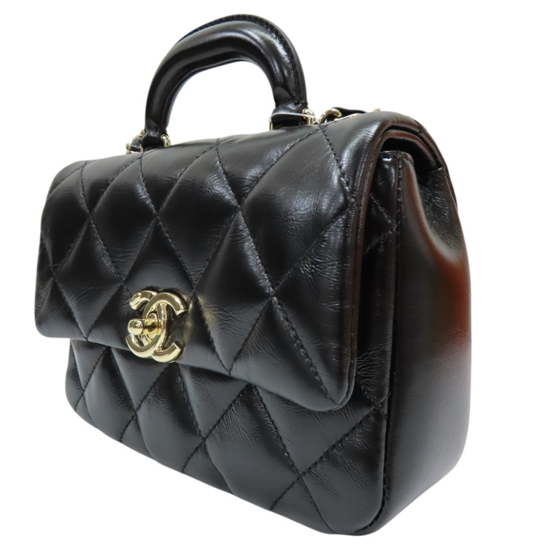 黑色 羊皮 肩背包【CHANEL 香奈兒】 AS4543-2