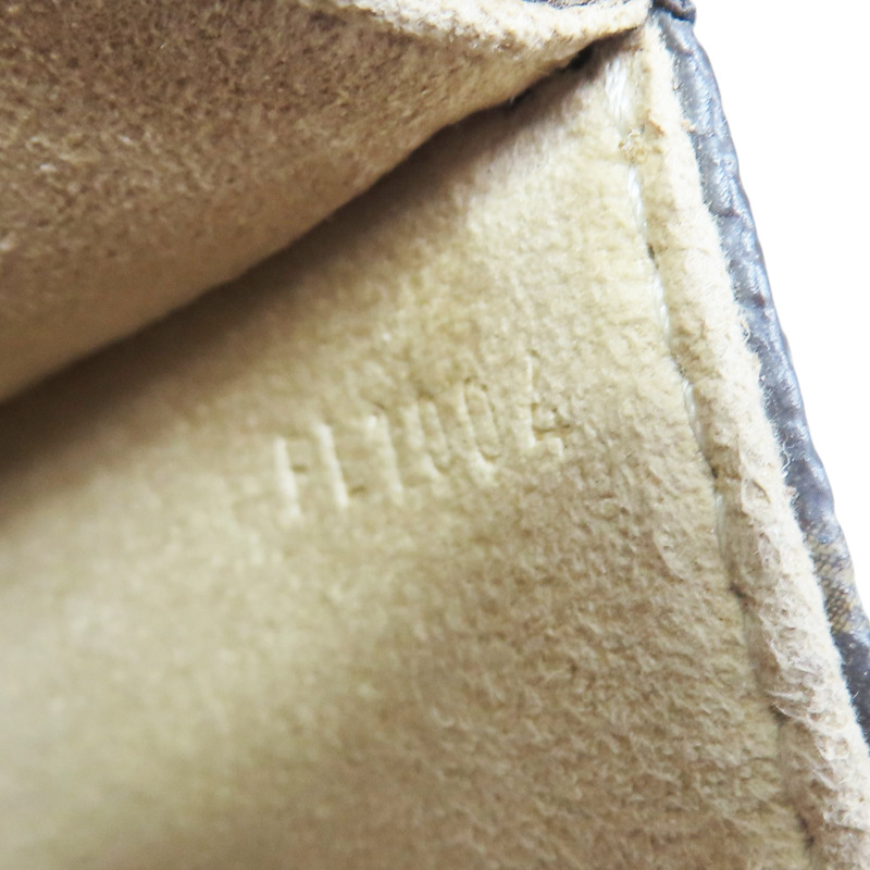 棕色 原花 帆布 Pochette Florentine XS 腰包【LOUIS VUITTON LV 路易威登】 M51855-6