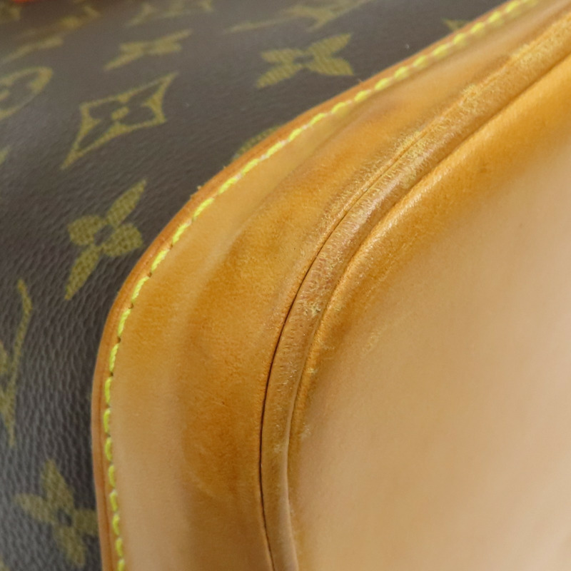 棕色 原花 帆布 Alma PM 手提包 (無鑰匙)【LOUIS VUITTON LV 路易威登】 M51130-8