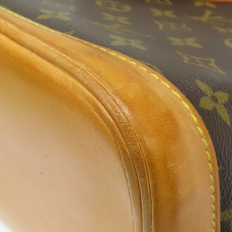 棕色 原花 帆布 Alma PM 手提包 (無鑰匙)【LOUIS VUITTON LV 路易威登】 M51130-9