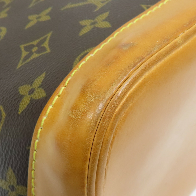 棕色 原花 帆布 Alma PM 手提包 (無鑰匙)【LOUIS VUITTON LV 路易威登】 M51130-10