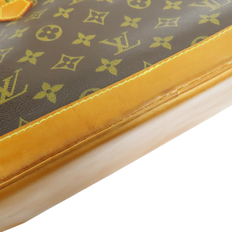 棕色 原花 帆布 Alma PM 手提包 (無鑰匙)【LOUIS VUITTON LV 路易威登】 M51130-14
