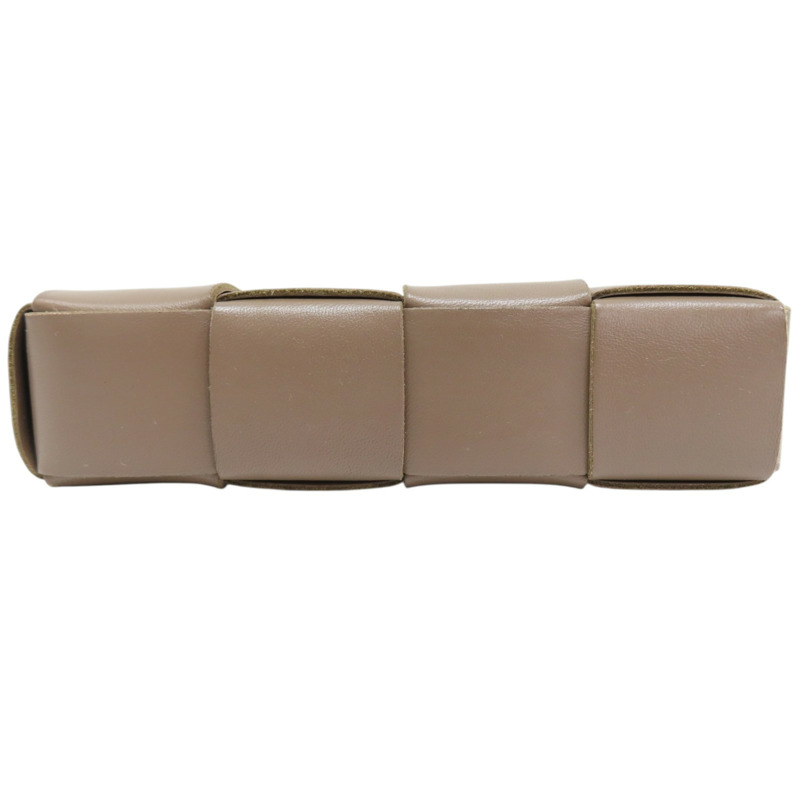 棕色 羊皮 Mini Cassette 相機包 肩背包【BOTTEGA VENETA BV 寶緹嘉】 755031-3