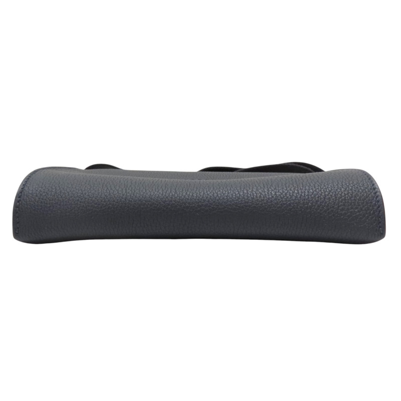 午夜藍 TOGO牛皮 Videpoches 肩背包 B刻 銀扣【HERMES 愛馬仕】 H084283CK-3