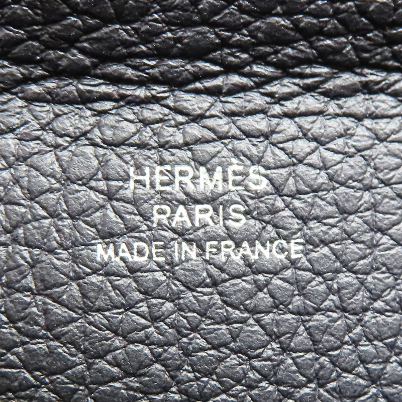 午夜藍 TOGO牛皮 Videpoches 肩背包 B刻 銀扣【HERMES 愛馬仕】 H084283CK-5