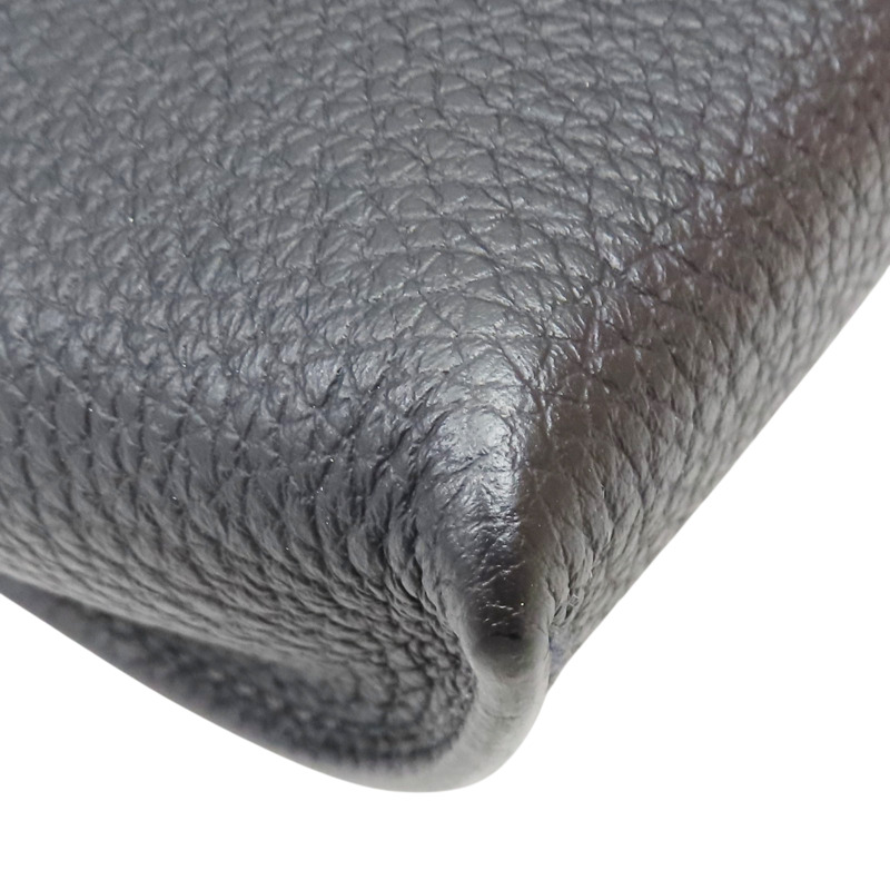 午夜藍 TOGO牛皮 Videpoches 肩背包 B刻 銀扣【HERMES 愛馬仕】 H084283CK-10