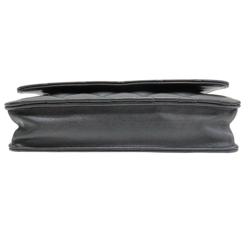 黑色 菱格紋 羊皮 WOC 肩背包 銀釦【CHANEL 香奈兒】 A33814-3