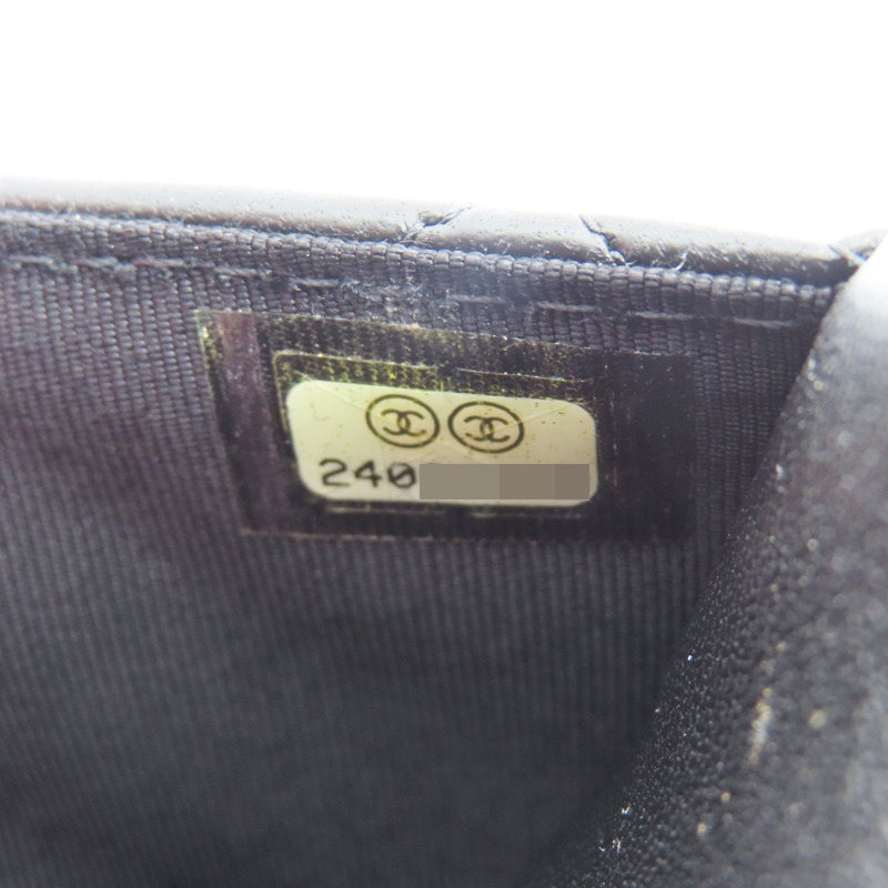 黑色 菱格紋 羊皮 WOC 肩背包 銀釦【CHANEL 香奈兒】 A33814-7