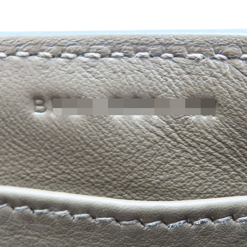 大象灰 山羊皮 肩背包 B刻【HERMES 愛馬仕】 H083052CC-6