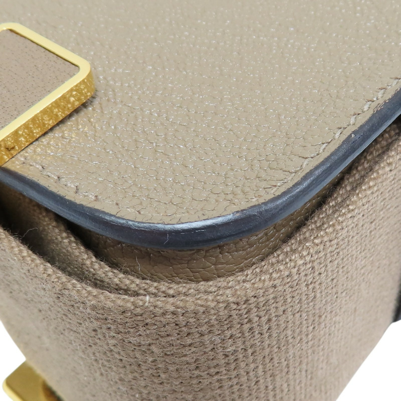 大象灰 山羊皮 肩背包 B刻【HERMES 愛馬仕】 H083052CC-9