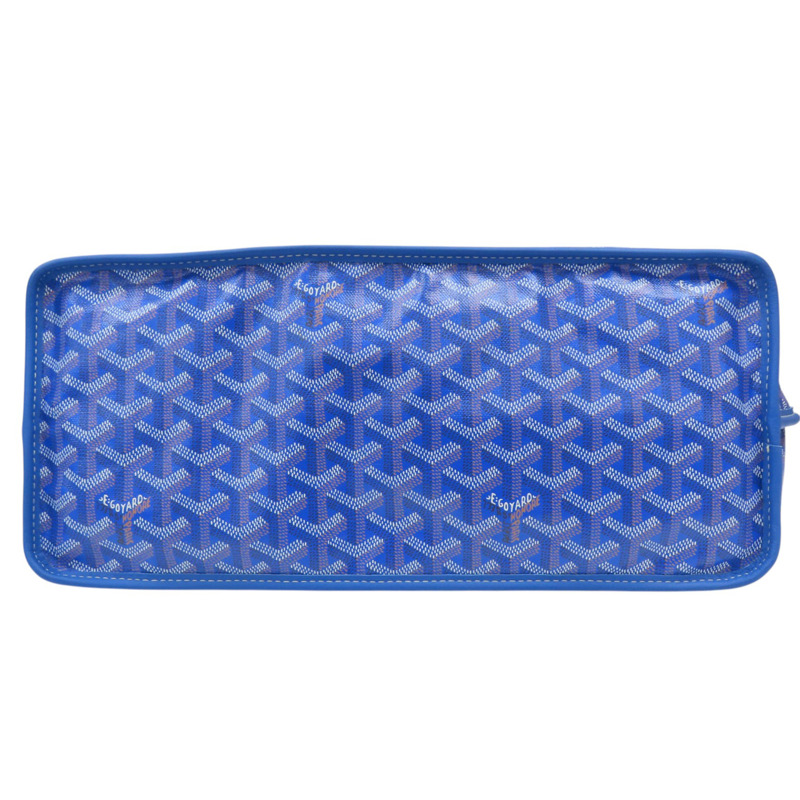 藍色 PVC帆布 Anjou PM 雙面托特包【GOYARD 高雅德】-3