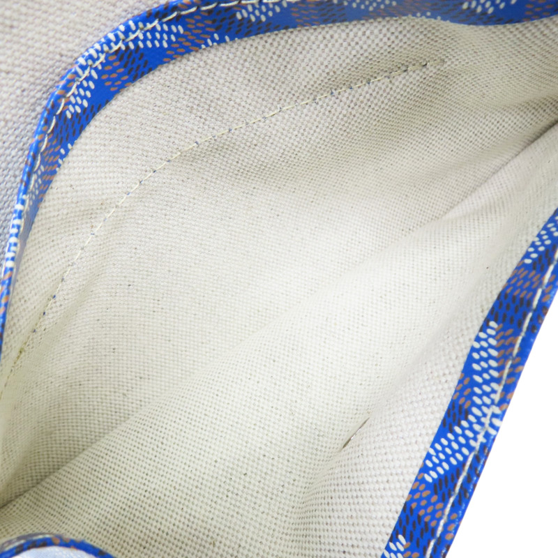 藍色 PVC帆布 Anjou PM 雙面托特包【GOYARD 高雅德】-5