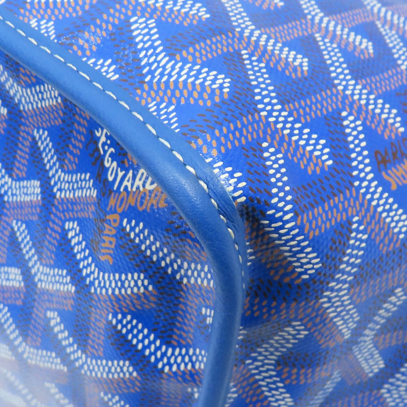 藍色 PVC帆布 Anjou PM 雙面托特包【GOYARD 高雅德】-9