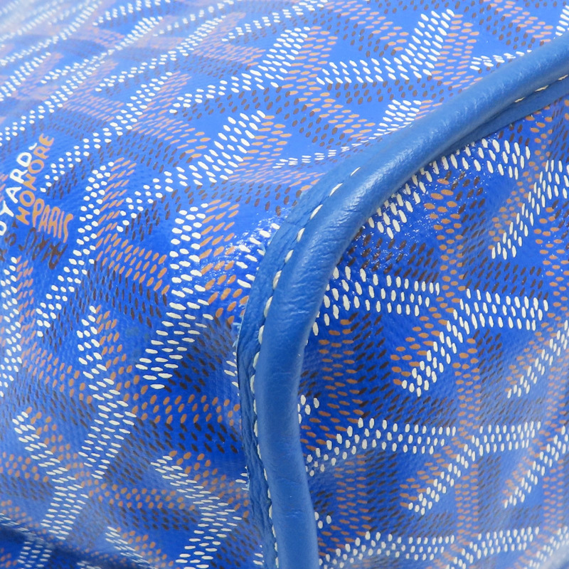 藍色 PVC帆布 Anjou PM 雙面托特包【GOYARD 高雅德】-10
