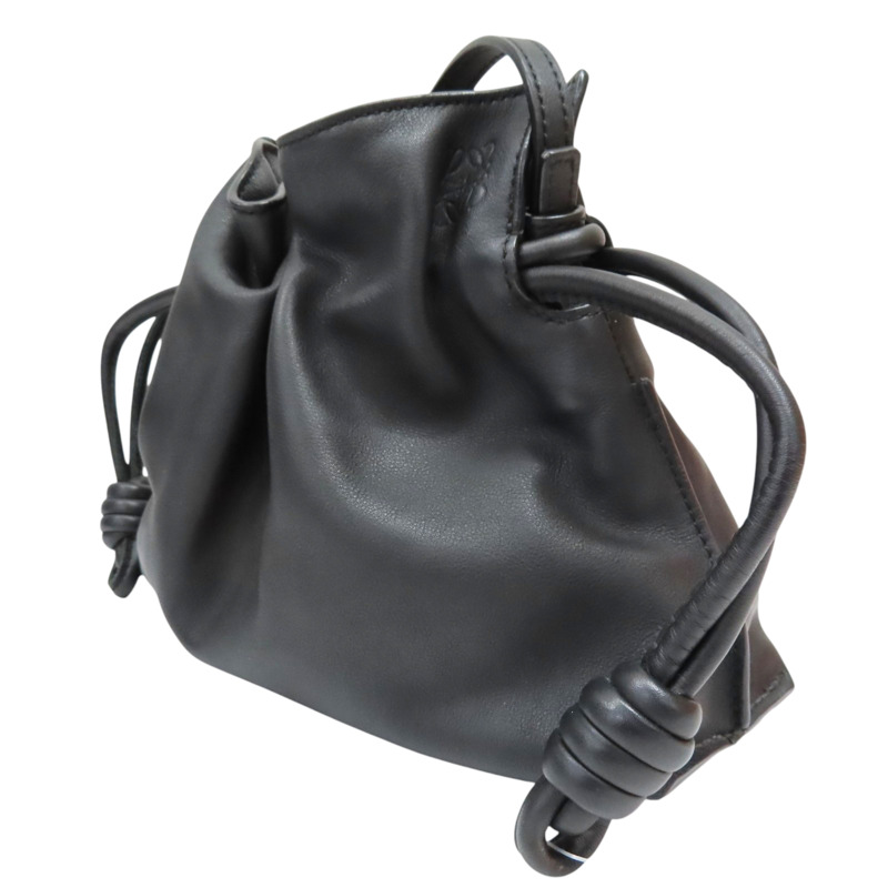 黑色 牛皮 Flamenco Mini 肩背包【LOEWE 羅威】 A411FC2X37-2