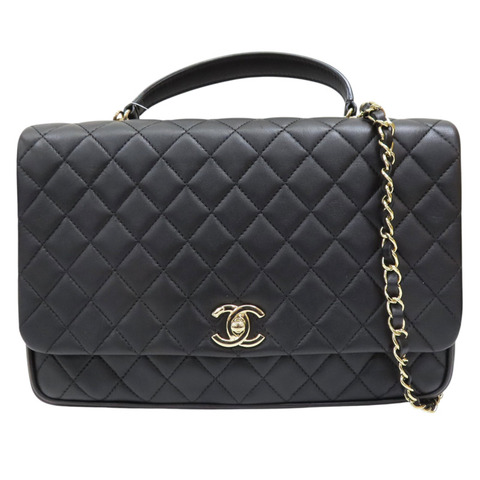 黑色 羊皮 兩用包【CHANEL 香奈兒】