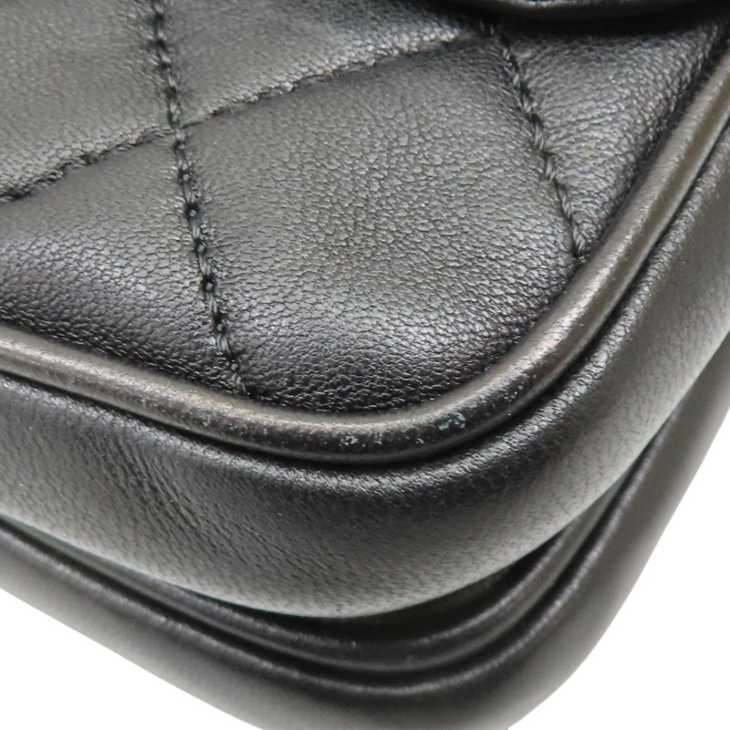 黑色 羊皮 兩用包【CHANEL 香奈兒】-11