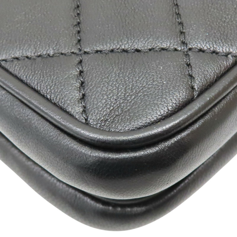 黑色 羊皮 兩用包【CHANEL 香奈兒】-12