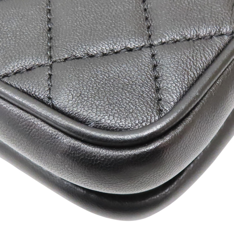 黑色 羊皮 兩用包【CHANEL 香奈兒】-13