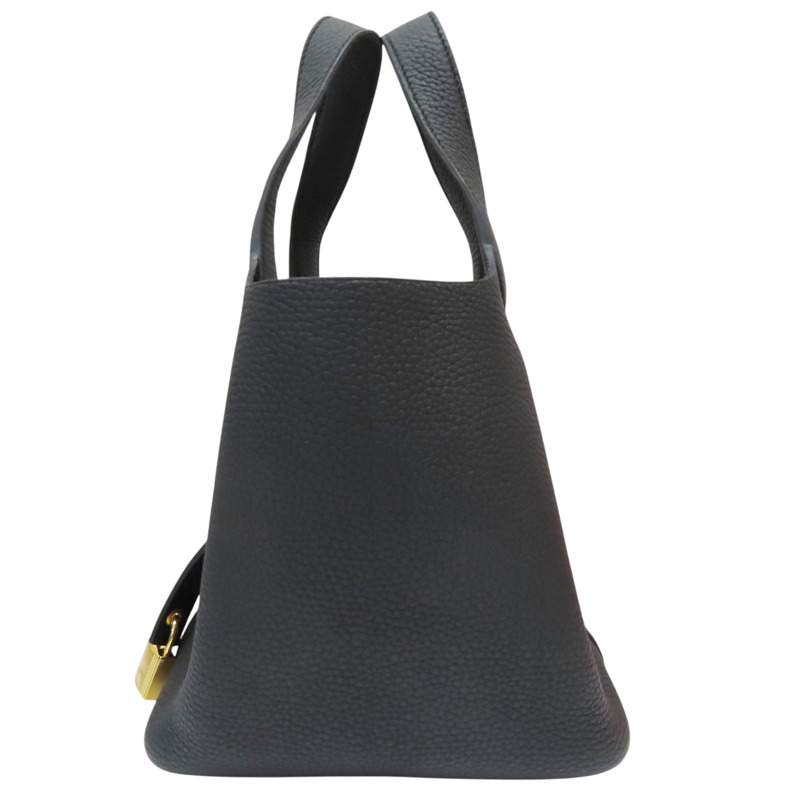 黑色 Taurillon牛皮 Picotin Lock 18 手提包 B刻【HERMES 愛馬仕】-1