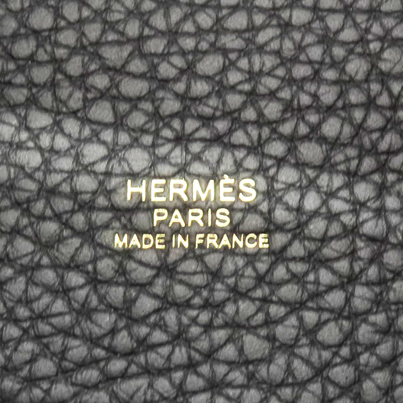 黑色 Taurillon牛皮 Picotin Lock 18 手提包 B刻【HERMES 愛馬仕】-5