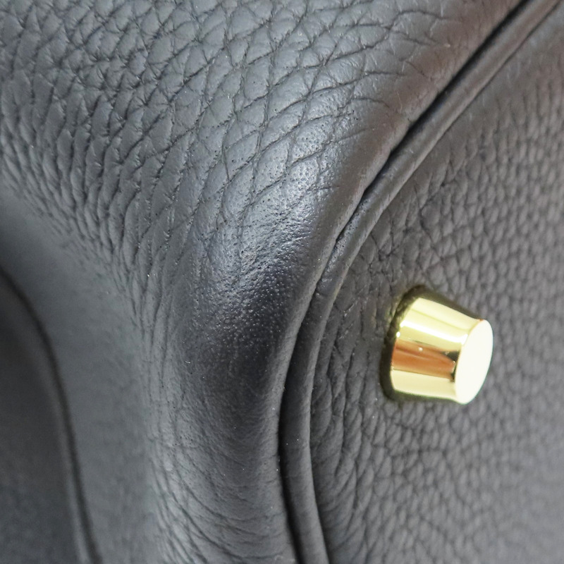 黑色 Taurillon牛皮 Picotin Lock 18 手提包 B刻【HERMES 愛馬仕】-8