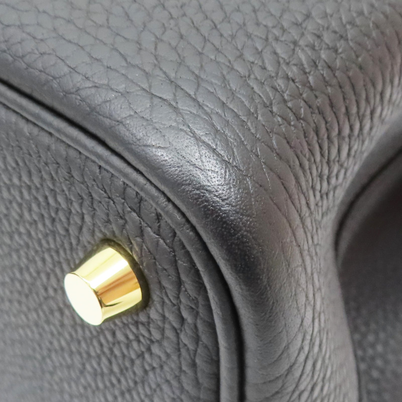 黑色 Taurillon牛皮 Picotin Lock 18 手提包 B刻【HERMES 愛馬仕】-9