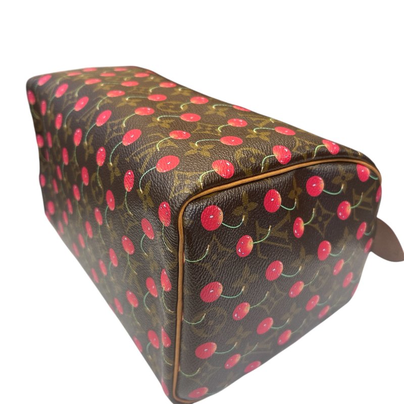 LV字紋櫻桃Speedy-25手提包-3