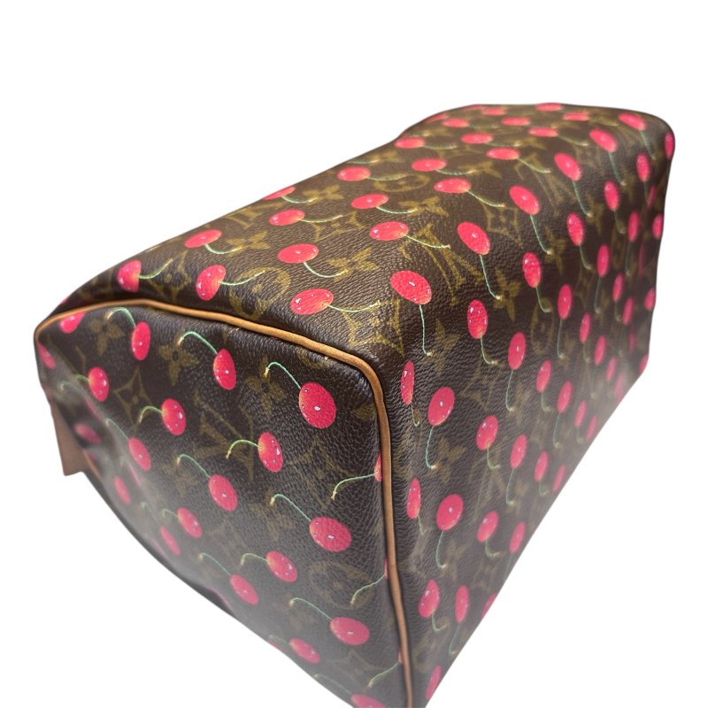 LV字紋櫻桃Speedy-25手提包-4