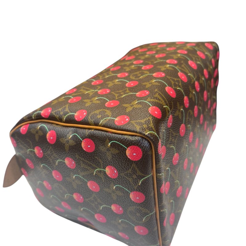 LV字紋櫻桃Speedy-25手提包-6