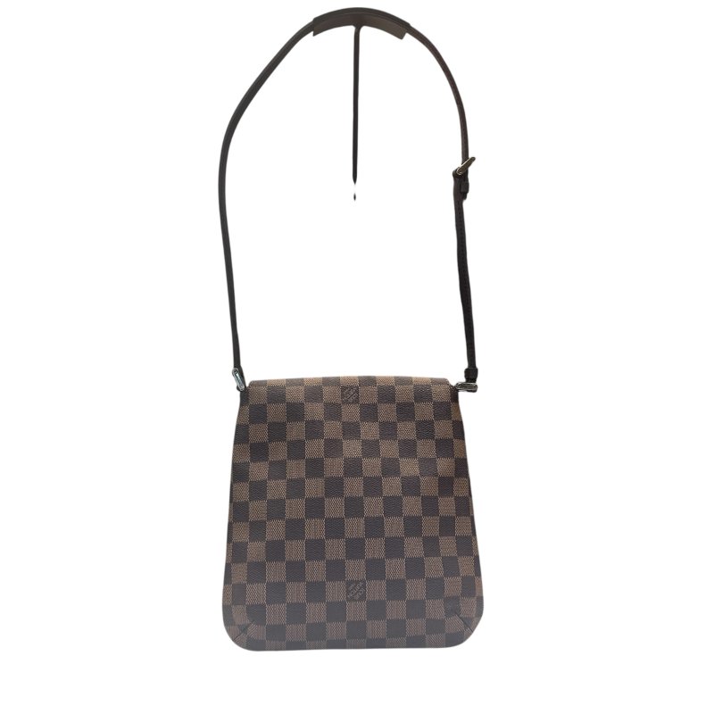 LV咖啡棋盤格王菲肩背包-小款-1