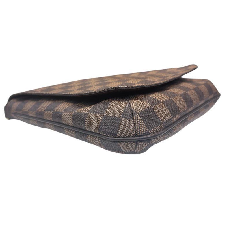 LV咖啡棋盤格王菲肩背包-小款-4