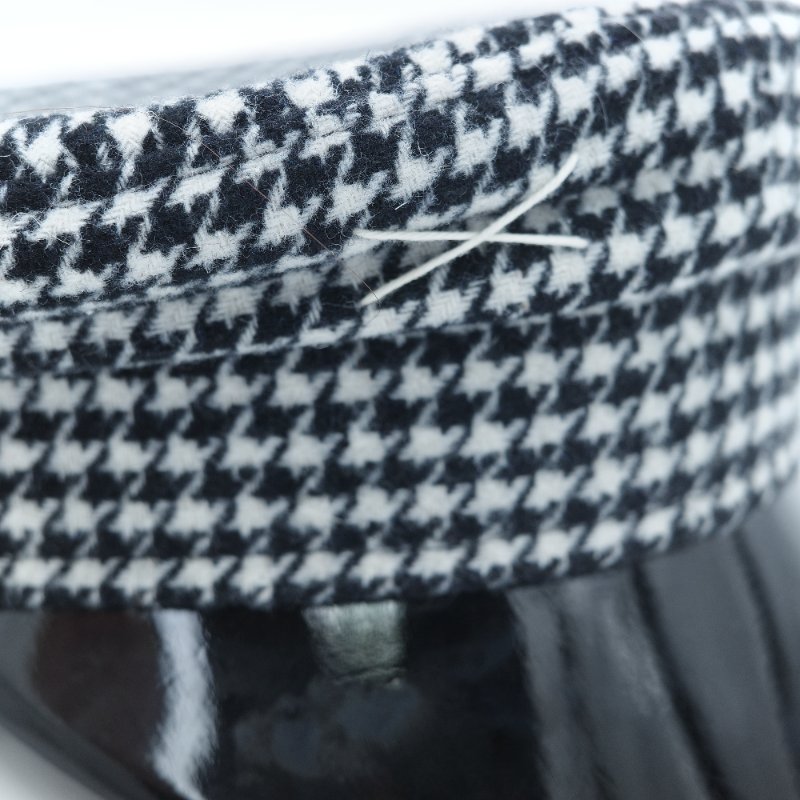 Ruslan Baginskiy 拉斯蘭巴金斯基 Baker Boy 黑白千鳥格紋毛料報童帽-6