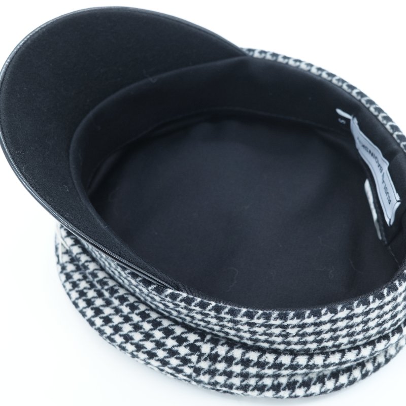Ruslan Baginskiy 拉斯蘭巴金斯基 Baker Boy 黑白千鳥格紋毛料報童帽-8