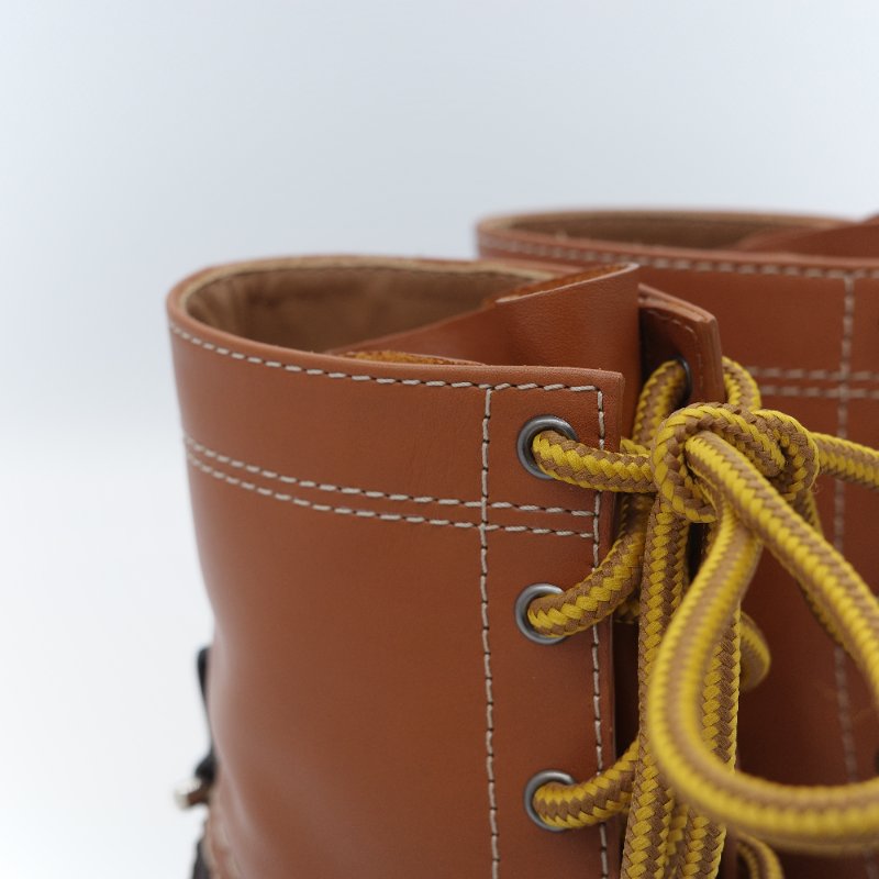 Chloé 蔻依 Franne 赭石色 棕色小牛皮雕花 拼接色 踝靴 EU36-7