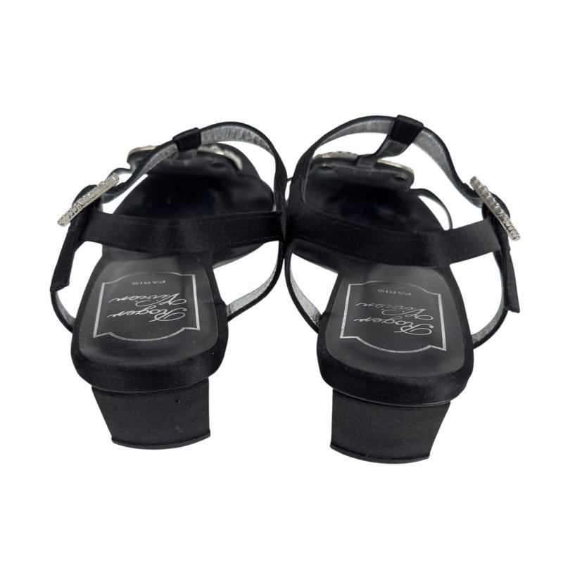 ROGER VIVIER 水鑽 方扣 高跟涼鞋 50MM-8